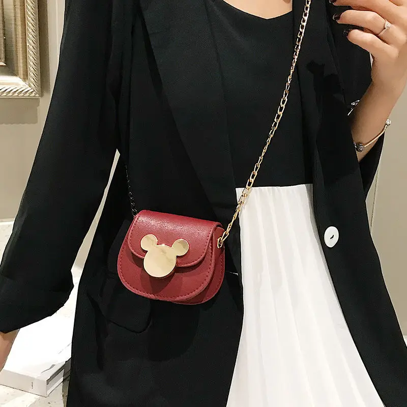 Disney Cute Girl Small Bag 2021 New Mickey Saddle Bag Mini Fashion Chain Bag Trendy One-shoulder All-match Messenger Small Bag
Disney Cute Girl Small Bag 2021 New Mickey Saddle Bag Mini Fashion Chain Bag Trendy One-shoulder All-match Messenger Small Bag