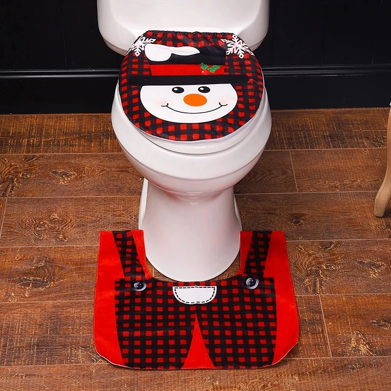 Christmas 2021 Toilet Seat Cover New Year Xmas Decoration Santa Claus Bathroom Mat Family And Hotel Christmas Decoration
Christmas 2021 Toilet Seat Cover New Year Xmas Decoration Santa Claus Bathroom Mat Family And Hotel Christmas Decoration