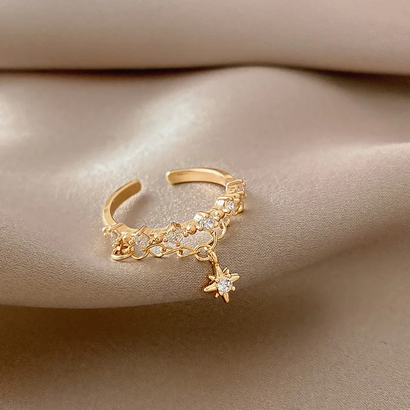 MrZMsZ With Chain Zircon Rings For Women luxurious Adjustable Open Ring TeIen Girls 2021 Trendy Gift Fashion Jewelry Accessories
MrZMsZ With Chain Zircon Rings For Women luxurious Adjustable Open Ring TeIen Girls 2021 Trendy Gift Fashion Jewelry Accessories
