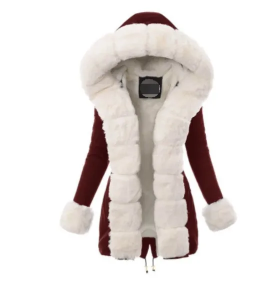 Cotton winter women's warm jacket, hooded coat, fur collar cotton-padded jacket to keep warm in winter
Cotton winter women's warm jacket, hooded coat, fur collar cotton-padded jacket to keep warm in winter