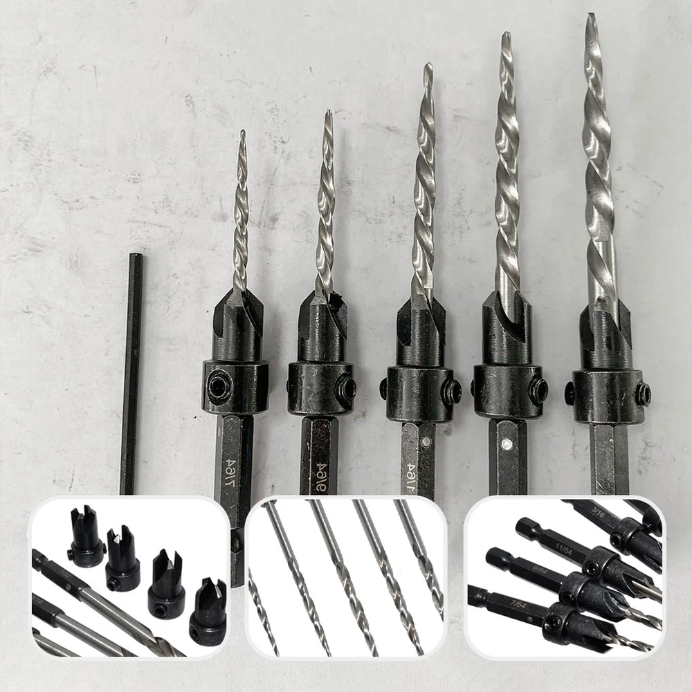 5Pcs Wood Hole Drill Bit Professional Drill Bits Woodworking Tool Accessories
5Pcs Wood Hole Drill Bit Professional Drill Bits Woodworking Tool Accessories
