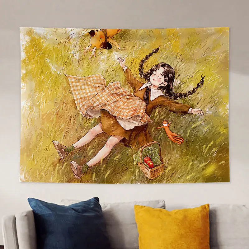 Backdrop Cloth Wall Hanging Tapestry Kawaii Girls Bedhead Wall Decoration Home Sofa Wall Carpets Tapestry Bedroom Wall Hanging
Backdrop Cloth Wall Hanging Tapestry Kawaii Girls Bedhead Wall Decoration Home Sofa Wall Carpets Tapestry Bedroom Wall Hanging