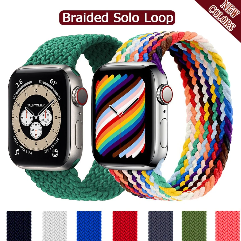 Ремешок для Apple Watch 44/40/42/38/44/нейлоновая эластичная ткань, Плетеный
Ремешок для Apple Watch 44/40/42/38/44/нейлоновая эластичная ткань, Плетеный