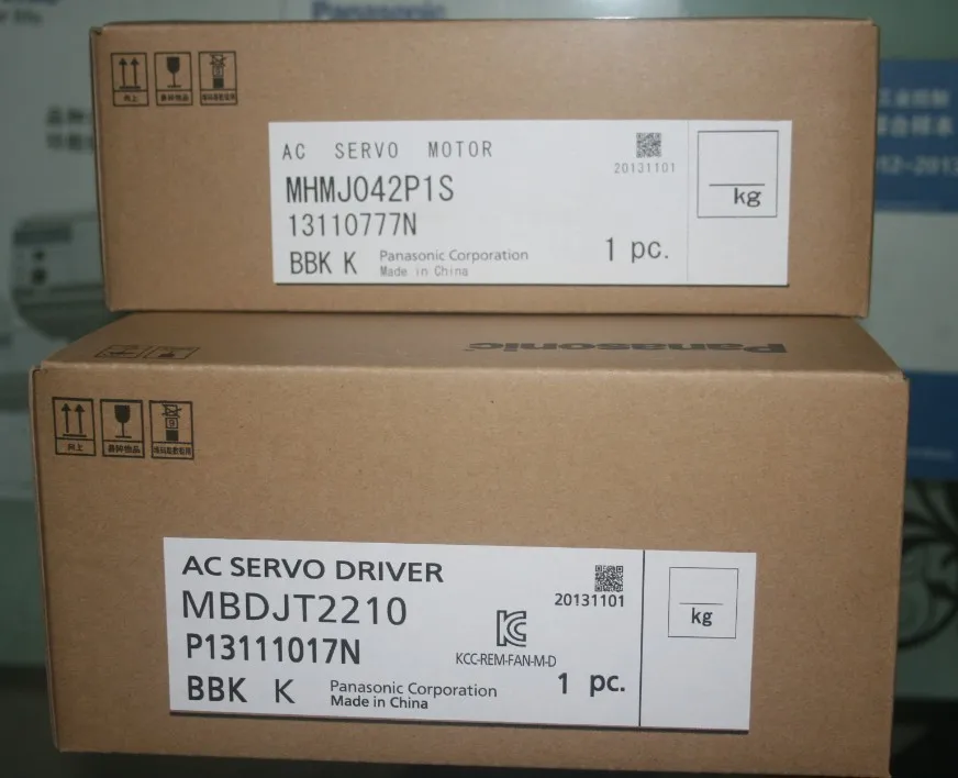 

new and original Panasonic Servo Motor LIQI Series/New E 400W servo kit MHMJ042P1S+MBDJT2210