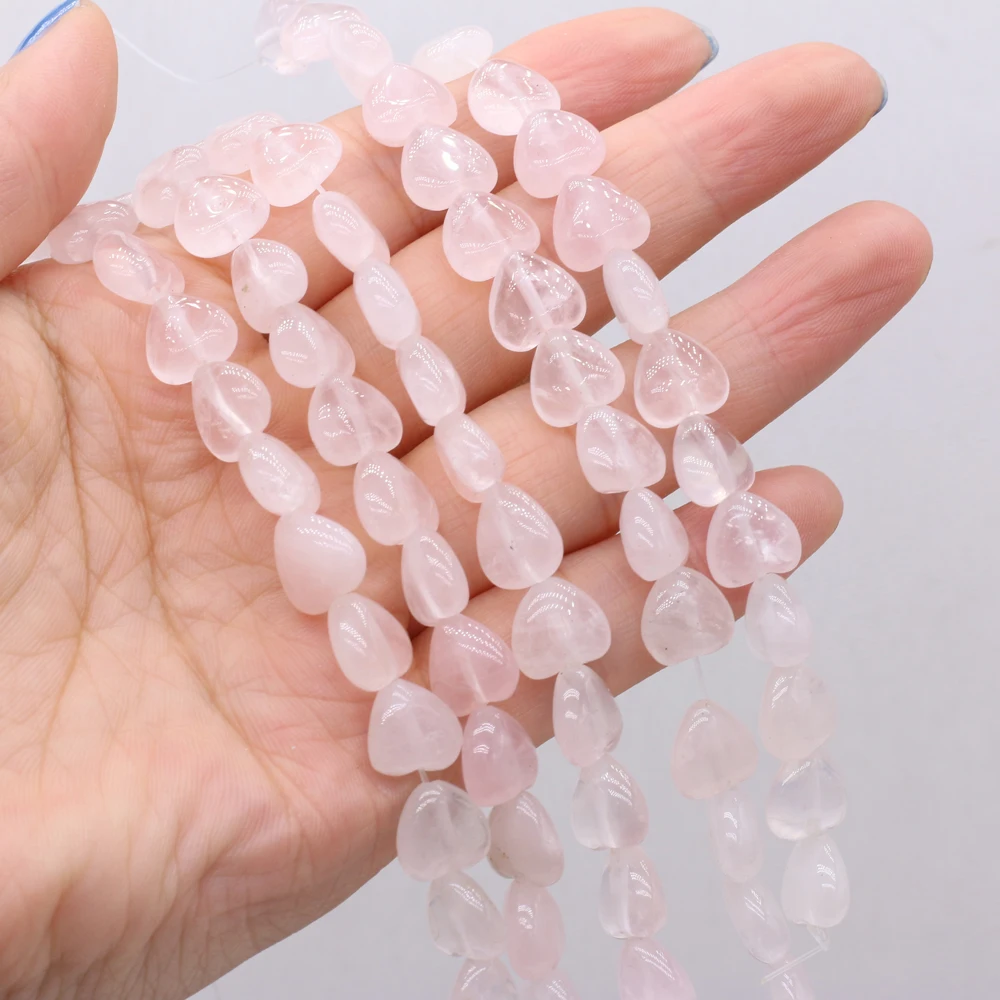 Natural Stone Heart-shaped Beads Rose Quartz 10x10x5mm DIY for Jewelry Making End Beads Necklaces Accessories Gift for Women
Natural Stone Heart-shaped Beads Rose Quartz 10x10x5mm DIY for Jewelry Making End Beads Necklaces Accessories Gift for Women
