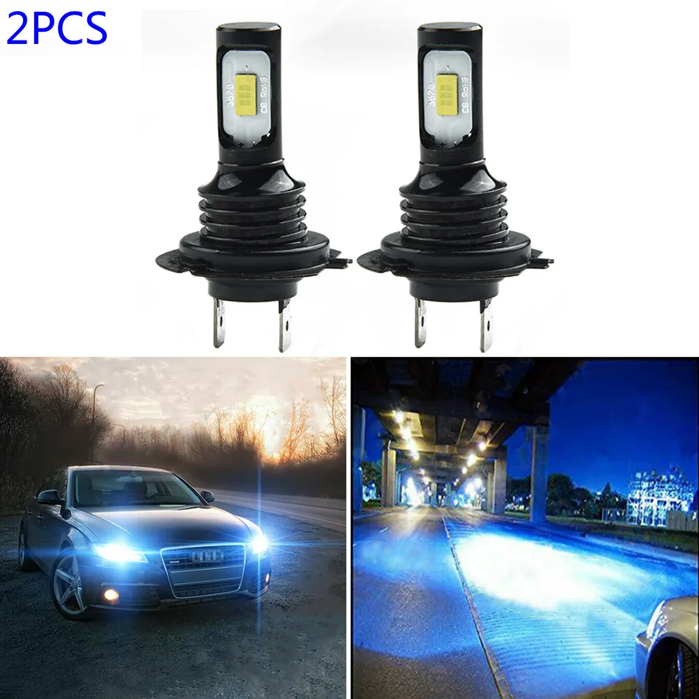 2pcs H7 LED Headlight High/Low Kit Bulbs Car Fog Light 8000K Error Free Ice Blue Turn Signals Width Lights Compartment Lamps
2pcs H7 LED Headlight High/Low Kit Bulbs Car Fog Light 8000K Error Free Ice Blue Turn Signals Width Lights Compartment Lamps