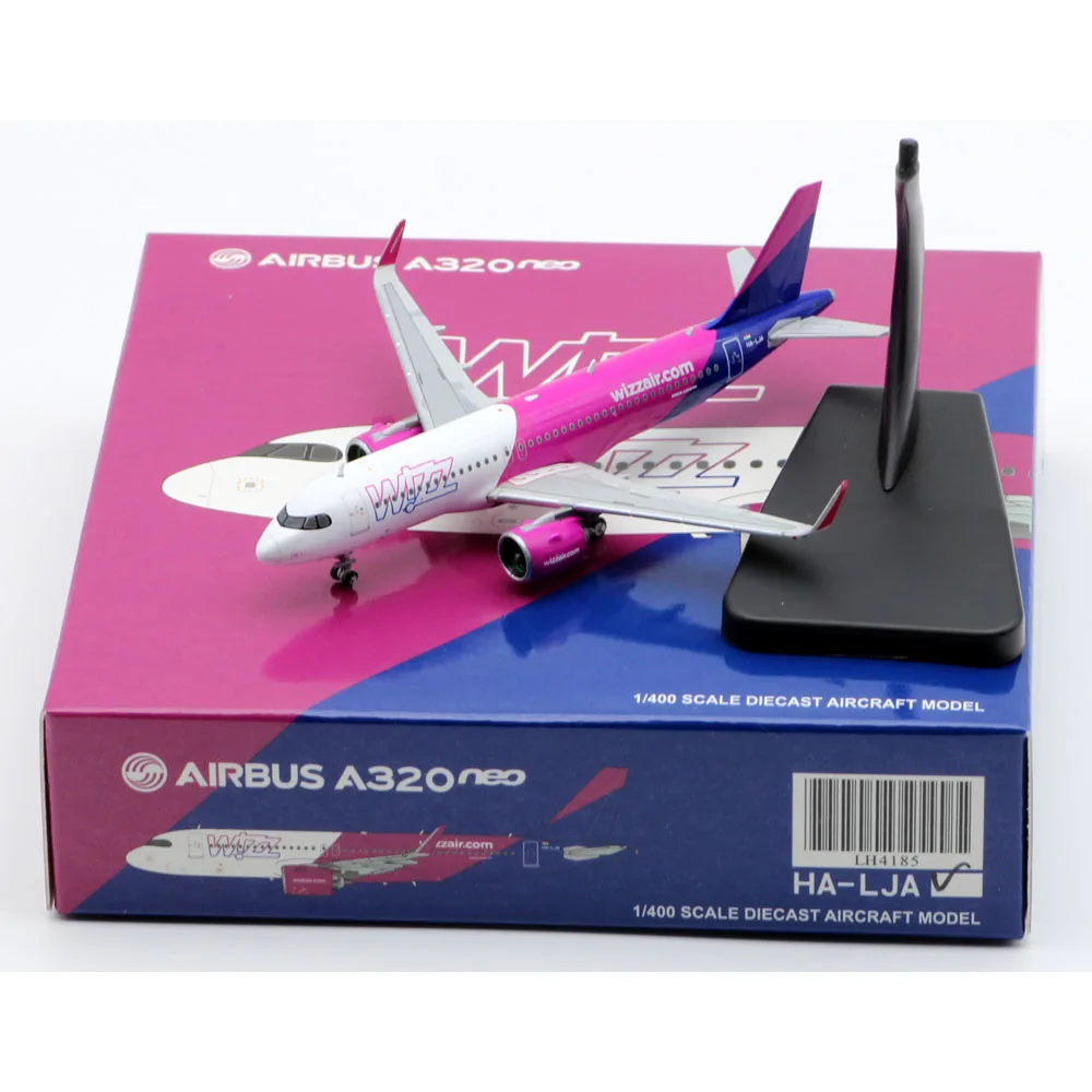 1:400 Alloy Collectible Plane Gift JC Wings LH4185 W!ZZ Airlines Airbus A320neo Diecast Aircraft Jet Model HA-LJA With Stand
1:400 Alloy Collectible Plane Gift JC Wings LH4185 W!ZZ Airlines Airbus A320neo Diecast Aircraft Jet Model HA-LJA With Stand