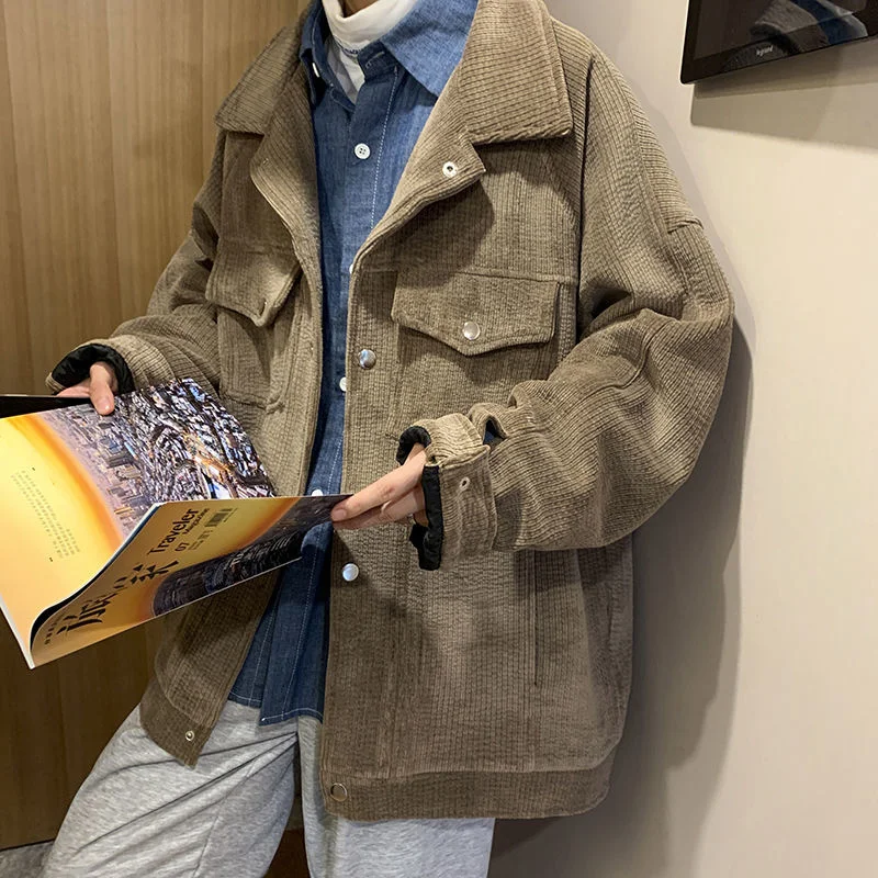 2021 Winter Men's Cashmere Parkas Long Sleeve Wool Blends Loose Outerwear Windbreaker Wool Coats Brown/beige Color Jackets M-2XL
2021 Winter Men's Cashmere Parkas Long Sleeve Wool Blends Loose Outerwear Windbreaker Wool Coats Brown/beige Color Jackets M-2XL