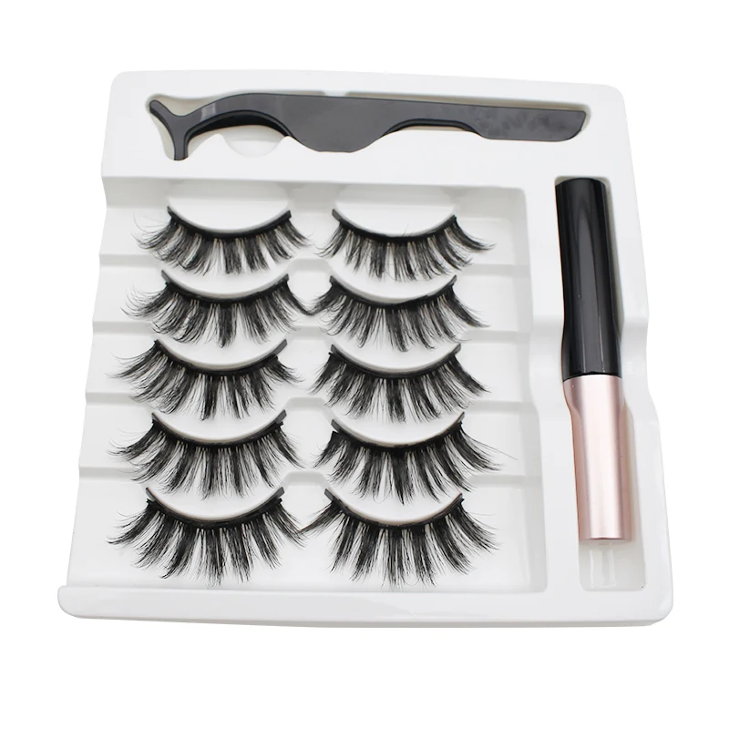 5 Pairs Magnetic Eyelashes False Lashes On Magnets Waterproof Liquid Eyeliner With Tweezer Makeup Set Eyelash Extension Kits
5 Pairs Magnetic Eyelashes False Lashes On Magnets Waterproof Liquid Eyeliner With Tweezer Makeup Set Eyelash Extension Kits