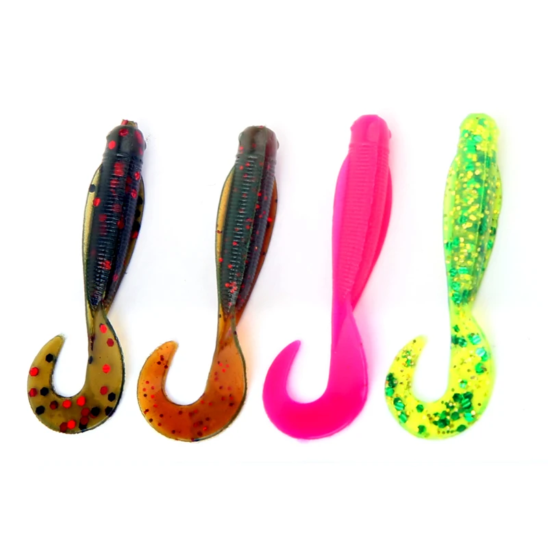Ardea 12Pcs Soft Lures 40mm 0.4g Silicone Bait Worm Swimbait Wobblers Artificial Curly jigging tail Baitfishing Fishing Tackle
Ardea 12Pcs Soft Lures 40mm 0.4g Silicone Bait Worm Swimbait Wobblers Artificial Curly jigging tail Baitfishing Fishing Tackle