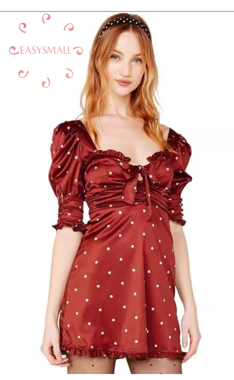 Женское платье в горошек EASYSMALL For love and lemons, весеннее, эксклюзивное, облегающее, повседневное, с высокой талией
Женское платье в горошек EASYSMALL For love and lemons, весеннее, эксклюзивное, облегающее, повседневное, с высокой талией