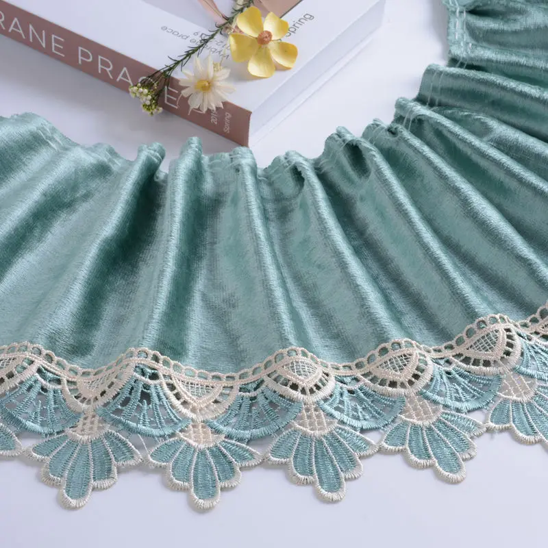 13Yards Width21cm Embroidery Lace Fabric Handmade DIY Garment Needlework Sewing Fabric Clothing Accessories Curtain Material
13Yards Width21cm Embroidery Lace Fabric Handmade DIY Garment Needlework Sewing Fabric Clothing Accessories Curtain Material