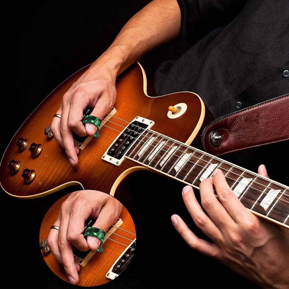 12 Pieces Thumb Index Finger Picks Flat Thumbpicks Celluloid Electric Acoustic Classic Guitar Thumb Picks For Banjo Ukulele Bass
12 Pieces Thumb Index Finger Picks Flat Thumbpicks Celluloid Electric Acoustic Classic Guitar Thumb Picks For Banjo Ukulele Bass