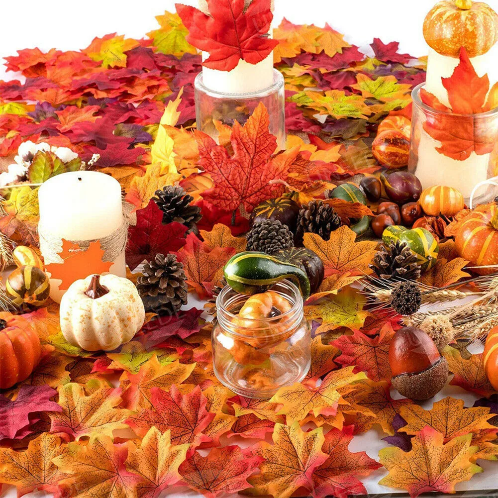 200Pcs Artificial Silk Maple Leaves Simulation Fake Fall Leaves For Home Wedding Party Christmas Decor Mixed Fall Fake Flower
200Pcs Artificial Silk Maple Leaves Simulation Fake Fall Leaves For Home Wedding Party Christmas Decor Mixed Fall Fake Flower