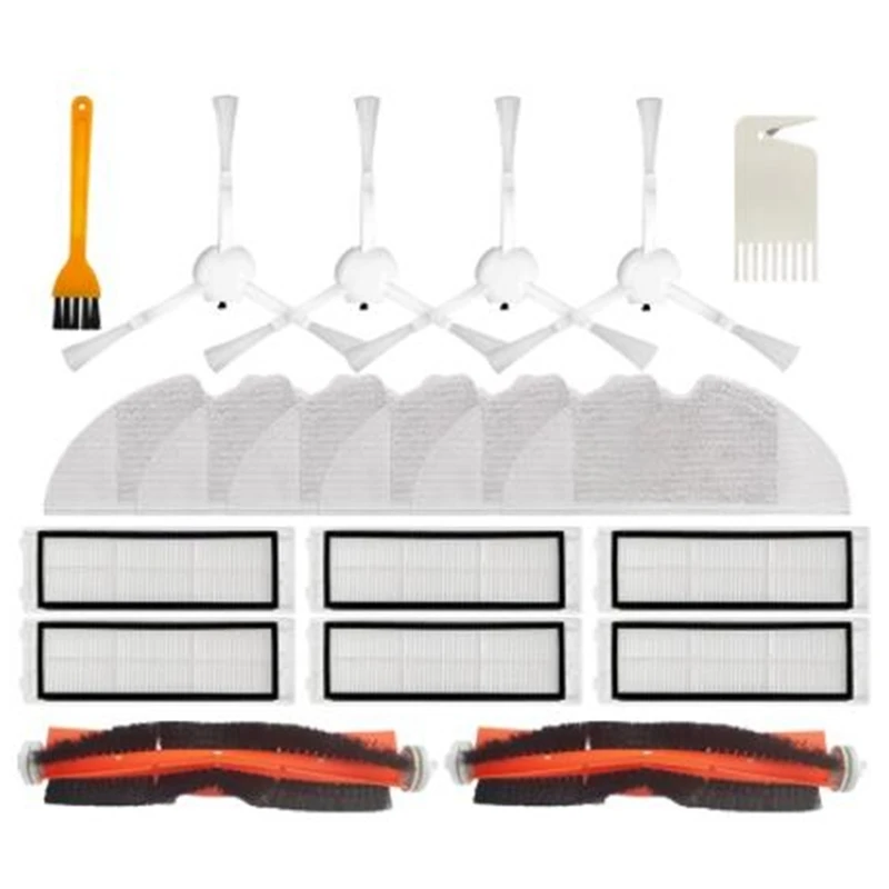 Запчасти для робота-пылесоса Xiaomi Mijia 1C STYTJ01ZHM, основная и боковая щетки, HEPA фильтр, аксессуары
Запчасти для робота-пылесоса Xiaomi Mijia 1C STYTJ01ZHM, основная и боковая щетки, HEPA фильтр, аксессуары