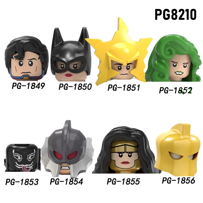 PG8210 Building Blocks Movie Heroes Head Action Figures Electro Poison Ivy Christmas Toys Xmas Gift For Children Doll Toys 
PG8210 Building Blocks Movie Heroes Head Action Figures Electro Poison Ivy Christmas Toys Xmas Gift For Children Doll Toys