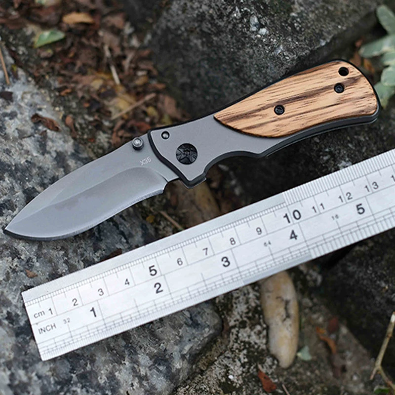 6.25'' Folding Knife 7Cr18Mov Blade Carbon Fiber Rosewood Handle Utility Knife Hunting Outdoor Survival Pocket Knives Tools EDC
6.25'' Folding Knife 7Cr18Mov Blade Carbon Fiber Rosewood Handle Utility Knife Hunting Outdoor Survival Pocket Knives Tools EDC