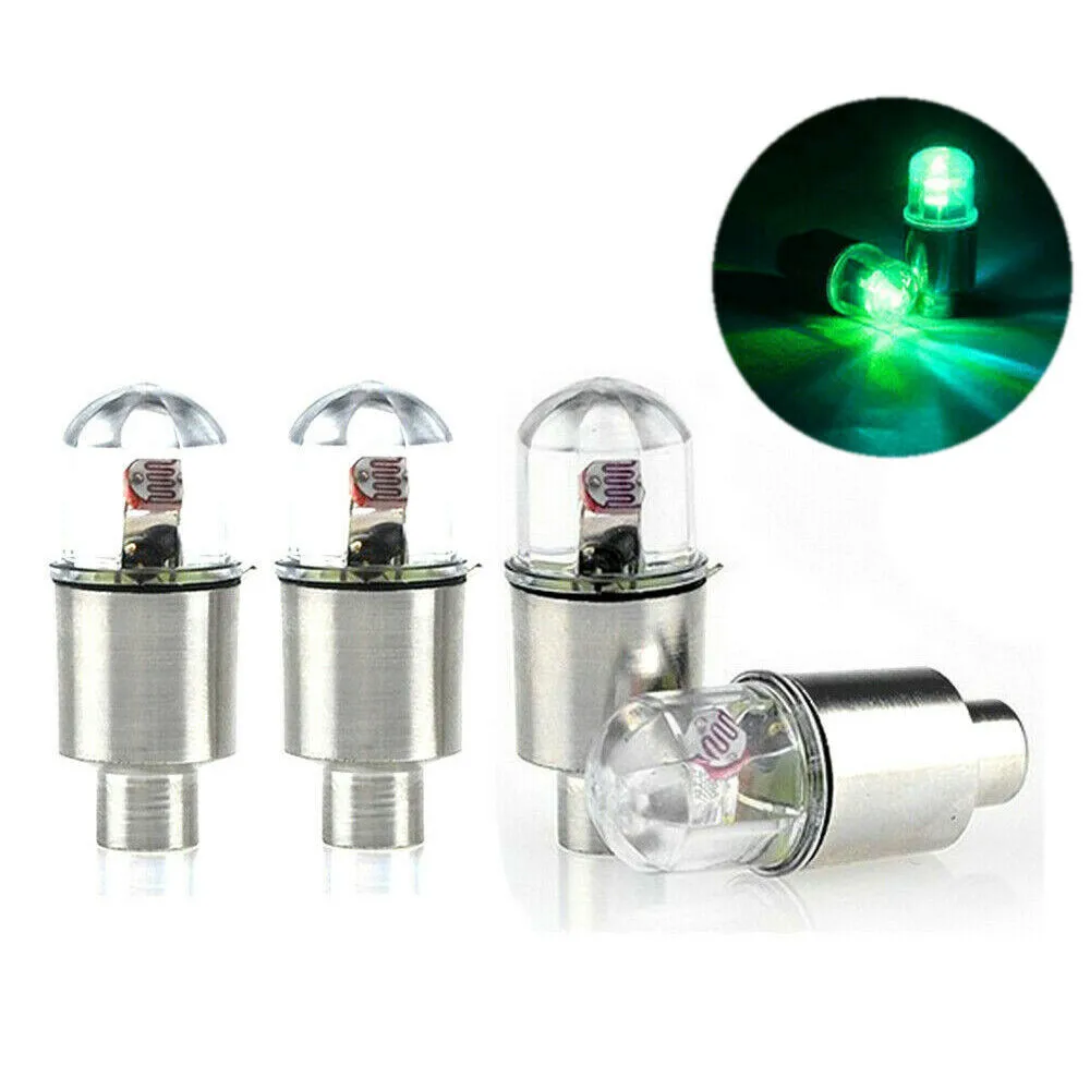 4pcs Car Tire Tyre Wheel Dust Stem Air Valve Cap Stem LED Light Cover Accessory 4 Led Lights Assembled On Wheel Air Cover
4pcs Car Tire Tyre Wheel Dust Stem Air Valve Cap Stem LED Light Cover Accessory 4 Led Lights Assembled On Wheel Air Cover