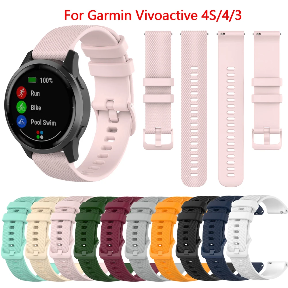 Ремешок для часов Samsung Galaxy Watch 42 мм/Garmin Vivoactive 3/Vivoactive 4 4S/Forerunner 645, силиконовый, 18, 20, 22 мм
Ремешок для часов Samsung Galaxy Watch 42 мм/Garmin Vivoactive 3/Vivoactive 4 4S/Forerunner 645, силиконовый, 18, 20, 22 мм