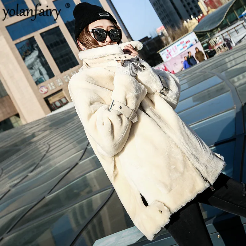 Real Fur Coat Women Sheep Shearling Winter Coat Women Korean Natural Wool Jacket for Womens Clothing Manteau Femme YY843
Real Fur Coat Women Sheep Shearling Winter Coat Women Korean Natural Wool Jacket for Womens Clothing Manteau Femme YY843