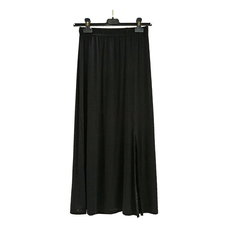 Women's Summer Modal Side Split High Waist Skirt Thin Section Split New Fashion All-Match Slim Casual A-line Skirt Black Hot
Women's Summer Modal Side Split High Waist Skirt Thin Section Split New Fashion All-Match Slim Casual A-line Skirt Black Hot