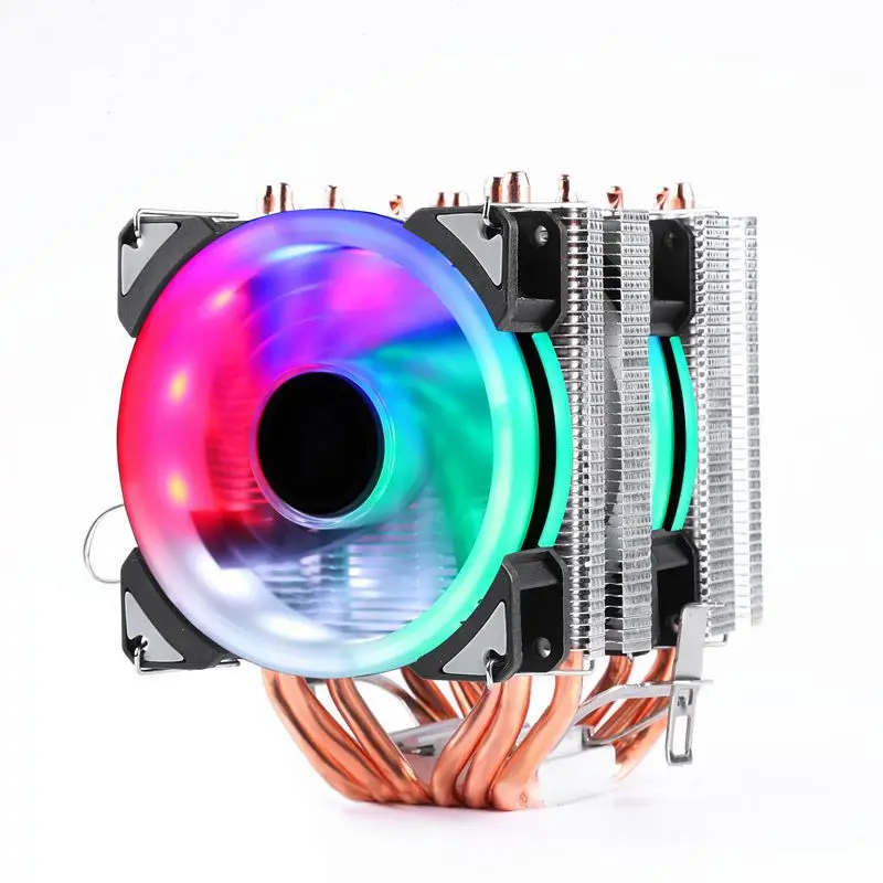 Desktop Computer 6 Copper Tube Cpu Radiator Ultra-quiet 1366amd X79 X58 2011 Pin Cpu Fan Common to All Versions
Desktop Computer 6 Copper Tube Cpu Radiator Ultra-quiet 1366amd X79 X58 2011 Pin Cpu Fan Common to All Versions