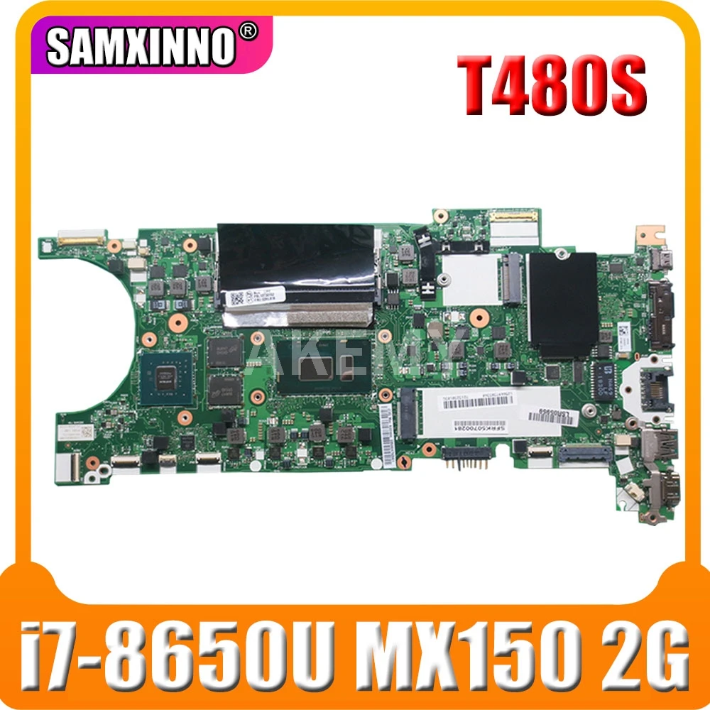 ET481 NM-B471 MAIN BOARD For Lenovo Thinkpad T480S Laptop motherboard SR3L8 i7-8650U CPU Geforce MX150 2G GDDR5
ET481 NM-B471 MAIN BOARD For Lenovo Thinkpad T480S Laptop motherboard SR3L8 i7-8650U CPU Geforce MX150 2G GDDR5