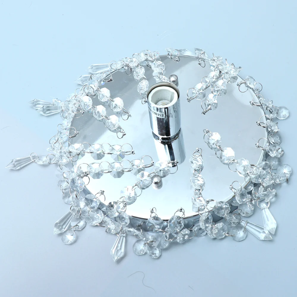 Modern Simplicity K9 Crystal Chandelier LED Ceiling Lamp Wide Pressure 85-265V E14 Lamp Head Bedroom Living Room Hanging Lamp -
Modern Simplicity K9 Crystal Chandelier LED Ceiling Lamp Wide Pressure 85-265V E14 Lamp Head Bedroom Living Room Hanging Lamp -