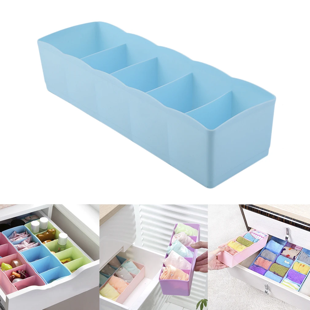 5 Compartment Plastic Box Sock Sunderwear Tie Tiny Things Storage Box Container Finishing Box Drawer Desk Bed Cabinet
5 Compartment Plastic Box Sock Sunderwear Tie Tiny Things Storage Box Container Finishing Box Drawer Desk Bed Cabinet