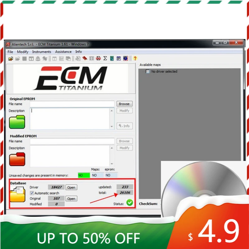 2021 горячая Распродажа для ECU Tool ECM Titanium V1.61 для KT/ A G и K- ESS V2 с драйвером 18259 + с драйвером 26100 ECU
2021 горячая Распродажа для ECU Tool ECM Titanium V1.61 для KT/ A G и K- ESS V2 с драйвером 18259 + с драйвером 26100 ECU