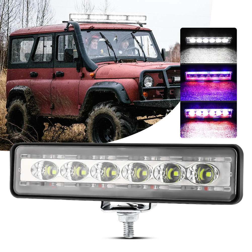 Work Light Bar 12V/24V LED Driving Lamp LED Flood Lights for Outdoor Camping Hiking Emergency Car Repairing Car SUV Boat Truck
Work Light Bar 12V/24V LED Driving Lamp LED Flood Lights for Outdoor Camping Hiking Emergency Car Repairing Car SUV Boat Truck