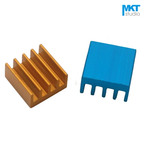 100Pcs Gold 8.8mmx8.8mmx5mm Aluminum Cooling Fin Radiator Heat Sink For TO-3P, MOS, IC, Amplifier, Power
100Pcs Gold 8.8mmx8.8mmx5mm Aluminum Cooling Fin Radiator Heat Sink For TO-3P, MOS, IC, Amplifier, Power