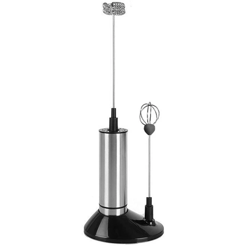 Electric Hand-Held Milk Frother Whisk Stainless Steel Mixing Machine Kitchen Household Operated Foam Maker for Coffee
Electric Hand-Held Milk Frother Whisk Stainless Steel Mixing Machine Kitchen Household Operated Foam Maker for Coffee