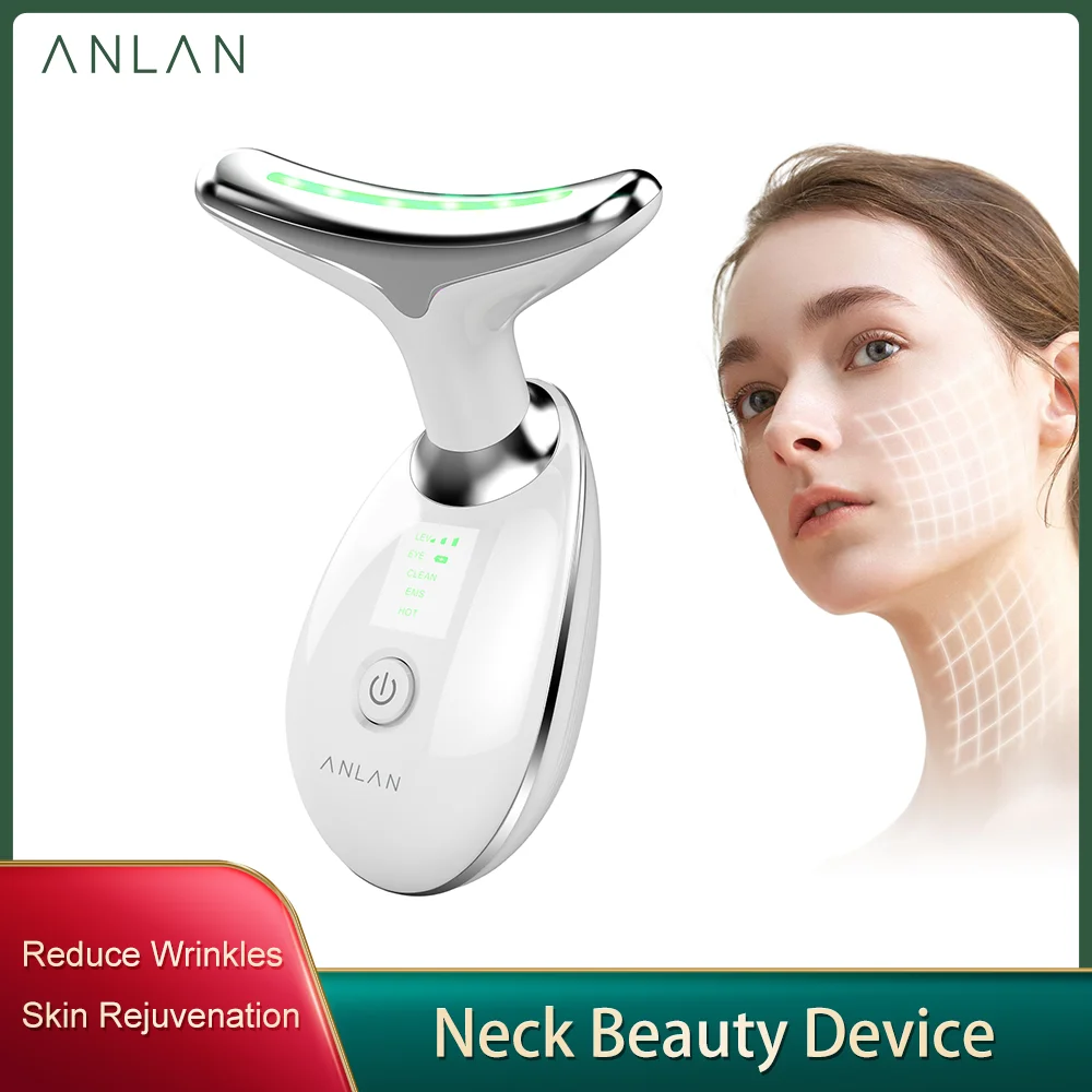 ANLAN Neck Beauty Device 3 Colors LED Photon Therapy Remove Skin Tightening Skin Care Tool Anti-Wrinkle Remove Device
ANLAN Neck Beauty Device 3 Colors LED Photon Therapy Remove Skin Tightening Skin Care Tool Anti-Wrinkle Remove Device