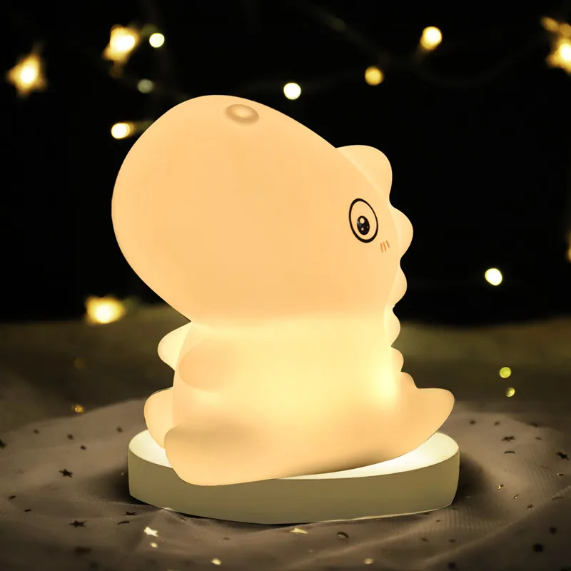 Led Silicone Night Lights for Baby Kids Children Bedroom Soft Dinosaur Toy Nursery Lamp Decoration Home Decor Christmas Gift
Led Silicone Night Lights for Baby Kids Children Bedroom Soft Dinosaur Toy Nursery Lamp Decoration Home Decor Christmas Gift