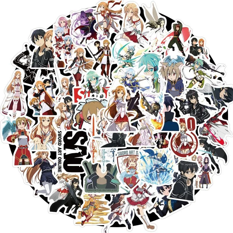 10/50pcs/pack Sword Art Online Japanese Anime Stickers For Furniture Wall Desk DIY Chair Toy Car Trunk TV Guitar Motorcycle
10/50pcs/pack Sword Art Online Japanese Anime Stickers For Furniture Wall Desk DIY Chair Toy Car Trunk TV Guitar Motorcycle