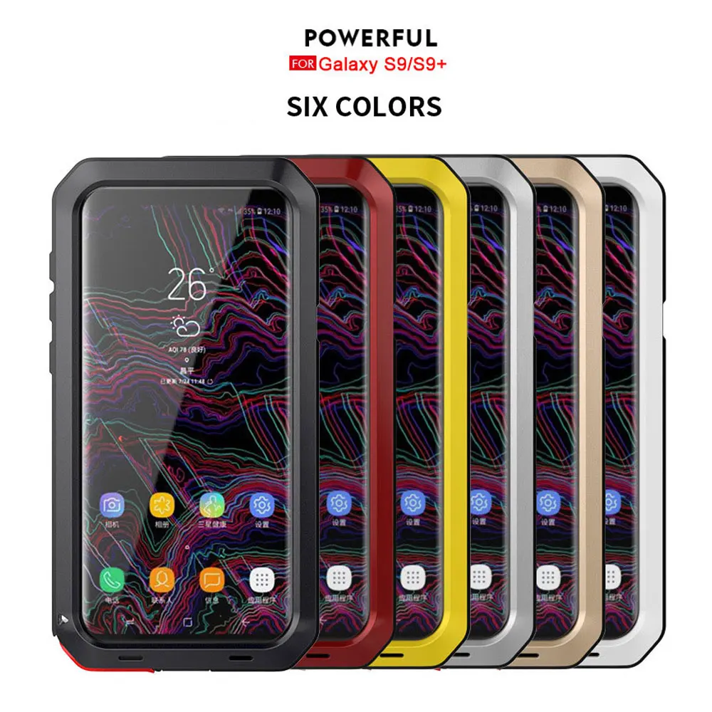 Full Protective Heavy Duty Protection For Samsung Note10 S10 S10E S9 S9plus S7 S8 S8Plus Luxury Metal for Military Shockproof
Full Protective Heavy Duty Protection For Samsung Note10 S10 S10E S9 S9plus S7 S8 S8Plus Luxury Metal for Military Shockproof
