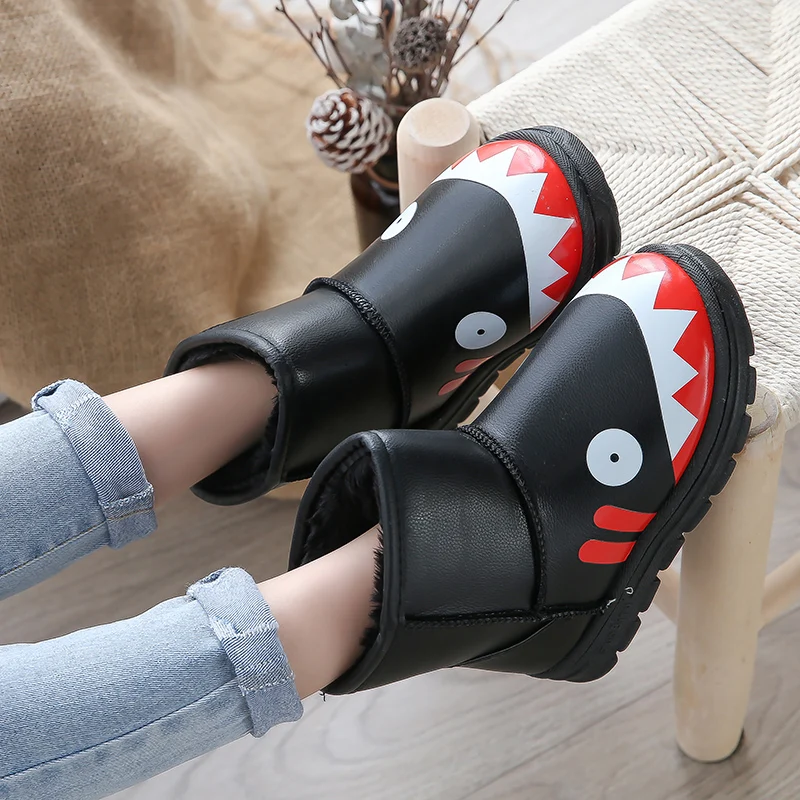 Зимние ботинки для девочек и мальчиков, зимние теплые детские ботильоны, Уличная обувь 
Зимние ботинки для девочек и мальчиков, зимние теплые детские ботильоны, Уличная обувь