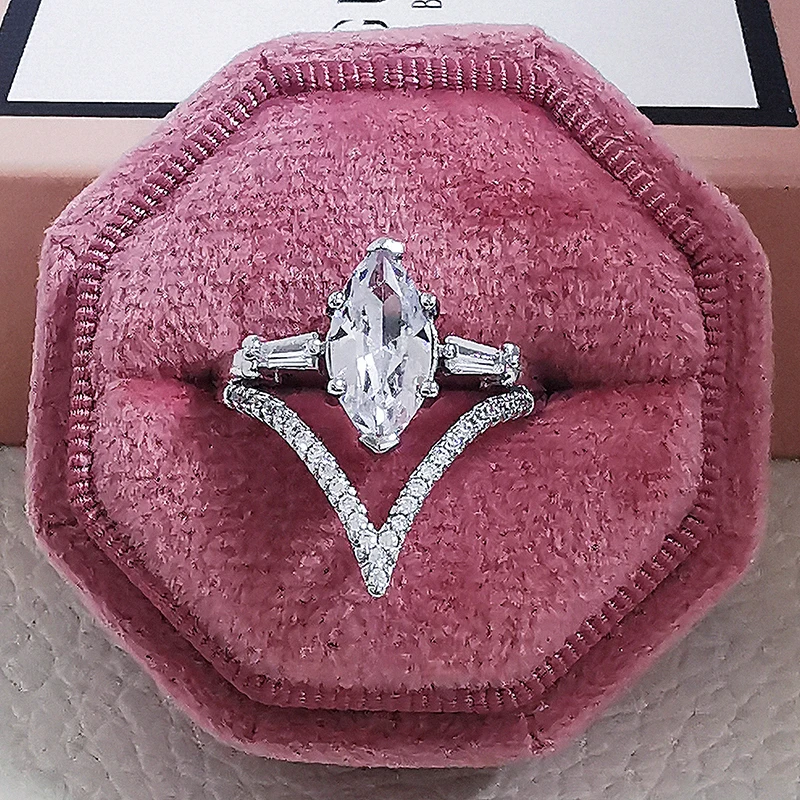 2021 Fashion 925 Sterling Silver Fashion Ring For Girl Love Party Gift Jewelry Wholesale Anillos Mujer R5844 
2021 Fashion 925 Sterling Silver Fashion Ring For Girl Love Party Gift Jewelry Wholesale Anillos Mujer R5844