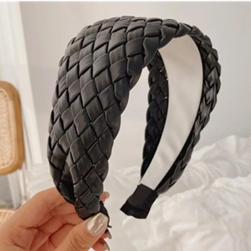Handmade Solid PU Leather Head Band Women New Hair Accessories Adults Headdress Plain Headband Korean Hair Ornament Hairbands
Handmade Solid PU Leather Head Band Women New Hair Accessories Adults Headdress Plain Headband Korean Hair Ornament Hairbands