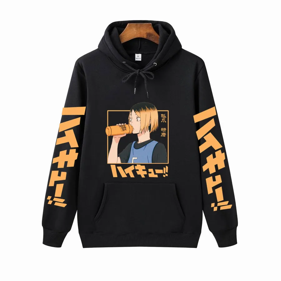 Harajuku Pullover Anime Haikyuu Print Unisex Hoodie Japanese Anime Kenma Kozume Graphic Men Hoodie Streetwear Casual Sweatshirt
Harajuku Pullover Anime Haikyuu Print Unisex Hoodie Japanese Anime Kenma Kozume Graphic Men Hoodie Streetwear Casual Sweatshirt