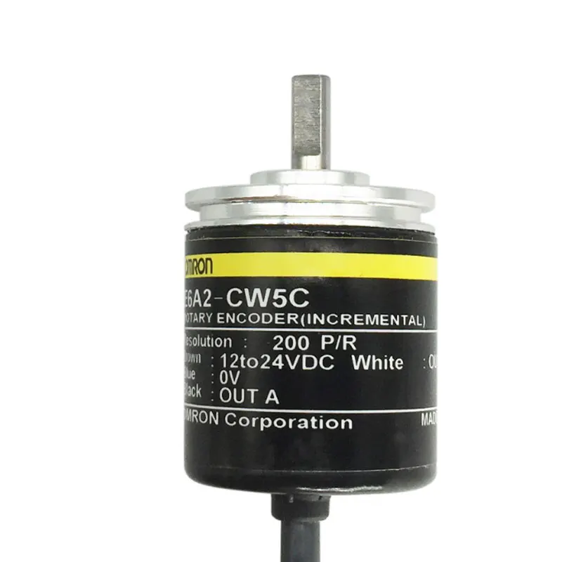 New Original Incremental Rotary Encoder 12 to 24 VDC Open Collector E6A2-CW5C100 200 360 500 P/R
New Original Incremental Rotary Encoder 12 to 24 VDC Open Collector E6A2-CW5C100 200 360 500 P/R