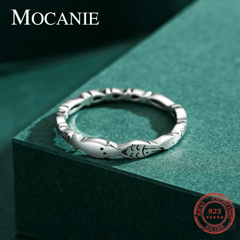 Mocanie 2021New 925 Sterling Silver Cute Fish-Shape Glossy Stackable Finger Ring for Women Lady Animal Ring Jewelry Accessories
Mocanie 2021New 925 Sterling Silver Cute Fish-Shape Glossy Stackable Finger Ring for Women Lady Animal Ring Jewelry Accessories