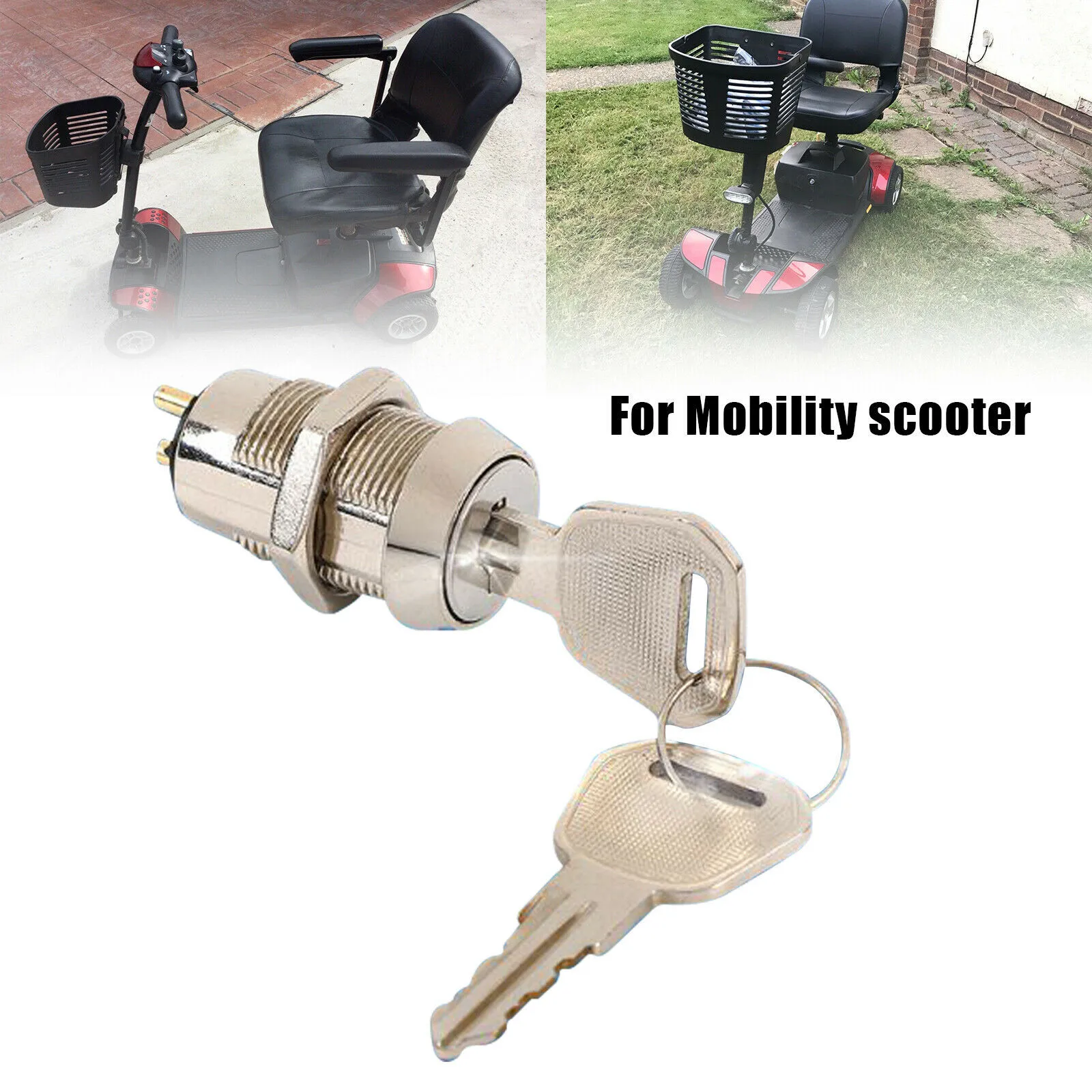 Ignition Switch With 2 Keys 19mm Copper&alloy On/Off Ignition Switch Lock For Electric Cars Tricycles Electric Buggies Installat
Ignition Switch With 2 Keys 19mm Copper&alloy On/Off Ignition Switch Lock For Electric Cars Tricycles Electric Buggies Installat
