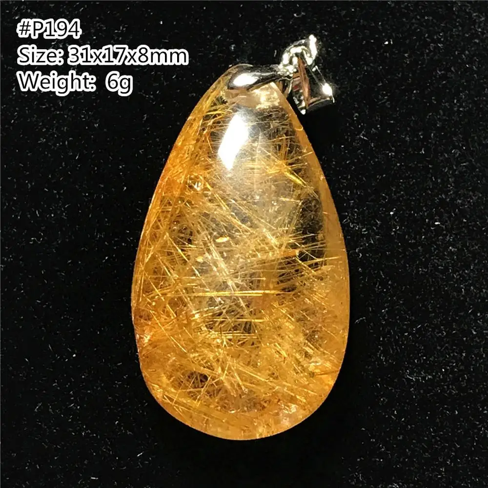 Necklace Pendant Natural Gold Rutilated Quartz Jewelry For Women Man Luck Wealth Gift Crystal Water Drop Beads Gemstone AAAAA
Necklace Pendant Natural Gold Rutilated Quartz Jewelry For Women Man Luck Wealth Gift Crystal Water Drop Beads Gemstone AAAAA