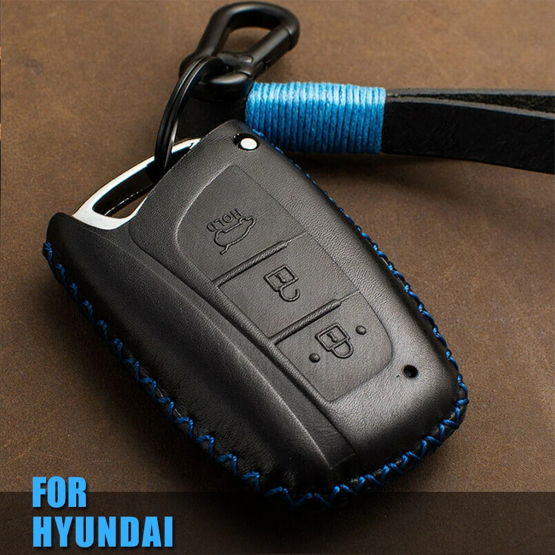 3 Buttons Genuine Leather Car Key Case Cover Remote Key Bag For Hyundai Santa Fe Equus Azera Grand ix45 Centennial Genesis L110
3 Buttons Genuine Leather Car Key Case Cover Remote Key Bag For Hyundai Santa Fe Equus Azera Grand ix45 Centennial Genesis L110