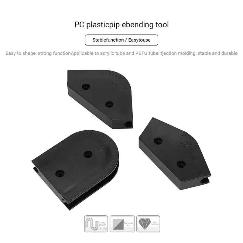 FREEZEMOD 3pcs Tube Bender Mould 45/90/180° Acrylic Hard Tube Bending Tool PETG Hard Tube Water Cooler Gadget For AWGM3 Series
FREEZEMOD 3pcs Tube Bender Mould 45/90/180° Acrylic Hard Tube Bending Tool PETG Hard Tube Water Cooler Gadget For AWGM3 Series
