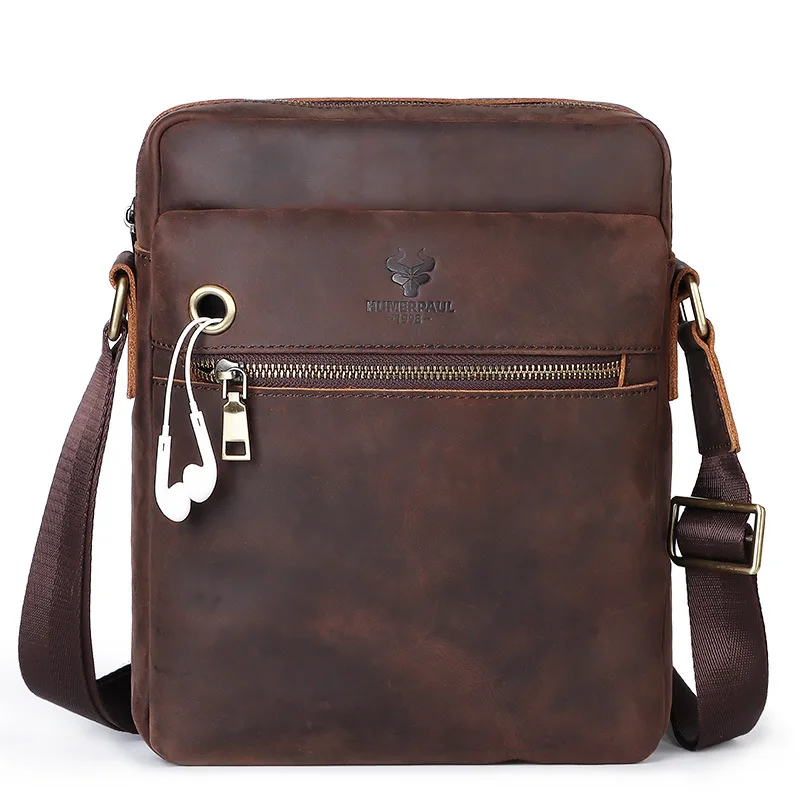 High Quality Men's Crazy Horse Leather Messenger Bag Casual Retro Large Capacity Leather Men's Bag Valentine's gift
High Quality Men's Crazy Horse Leather Messenger Bag Casual Retro Large Capacity Leather Men's Bag Valentine's gift