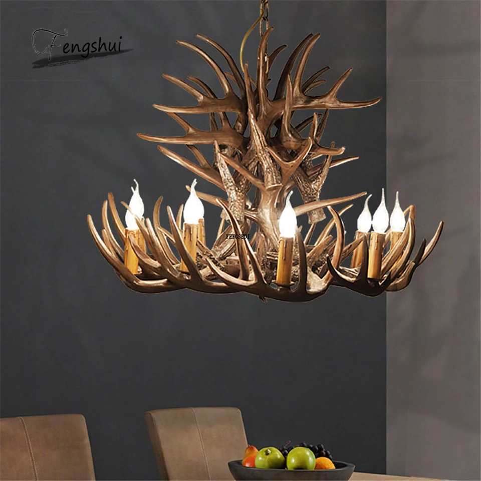 Nordic LED Chandelier E14 retro lustre Lighting Hanglamp Industrial Buck Deer Horn Antler Bedroom Living Room Kitchen Fixtures
Nordic LED Chandelier E14 retro lustre Lighting Hanglamp Industrial Buck Deer Horn Antler Bedroom Living Room Kitchen Fixtures