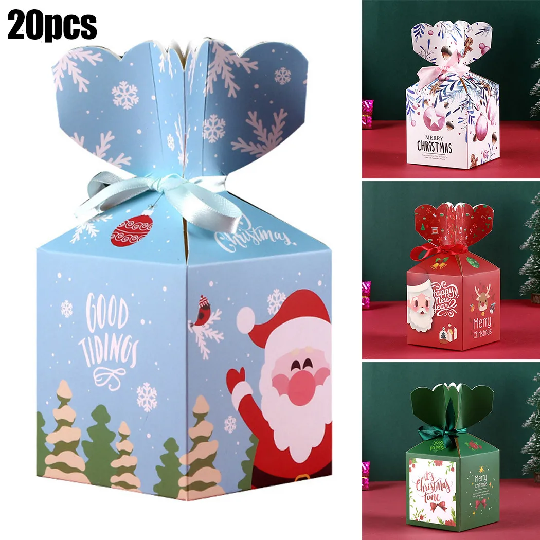 20X Christmas Gift Boxes 8.8*8.8*9.5cm Creative Candy Box Xmas Wedding Party Favour Gift Box Christmas Party Supplies
20X Christmas Gift Boxes 8.8*8.8*9.5cm Creative Candy Box Xmas Wedding Party Favour Gift Box Christmas Party Supplies